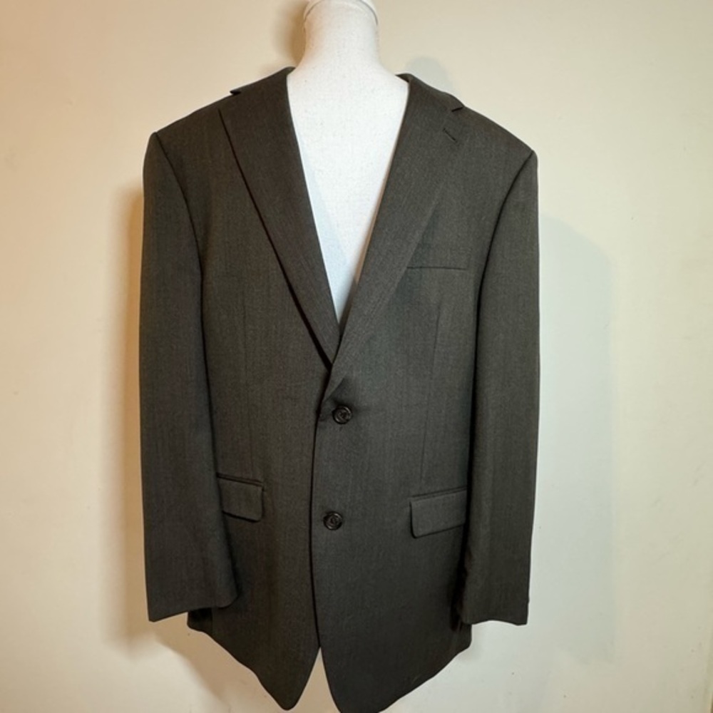 Lauren Ralph Lauren Blazer 42R‎ Brown 100% Wool